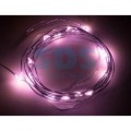 Гирлянда эл. "Роса" (LED) 2 м (3хLR06), 20 светодиодов розовый Neon-Night